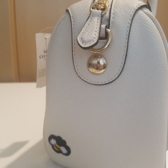 Rare Coach Limited edition embroidery satchel crossbody handbag butterfl… - Picture 6 of 11